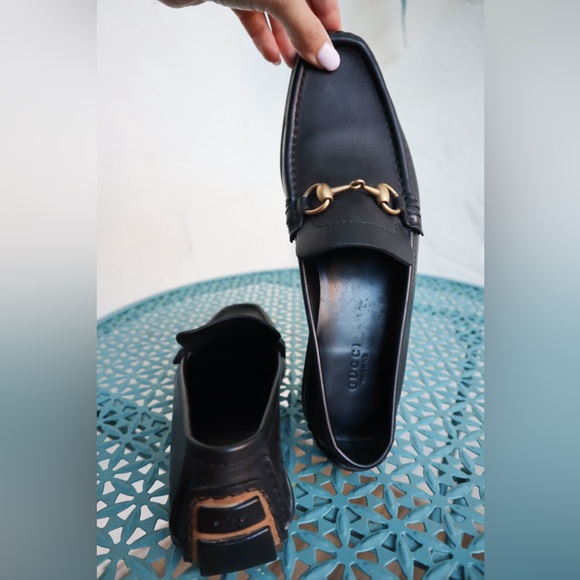 GUCCI Leather Loafers Women’s Size 9 - Picture 3 of 5